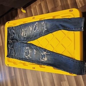 American eagle jeans size 4 high rise jeggings